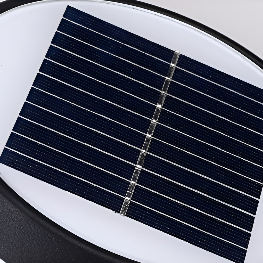 Modern Round Solar LED Pathway Lights Waterproof Outdoor Garden Stake Lighting with 3 Step Dimming