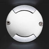 Modern Round Waterproof LED Recessed Step Lights for Outdoor Garden Deck and Pathway Lighting
