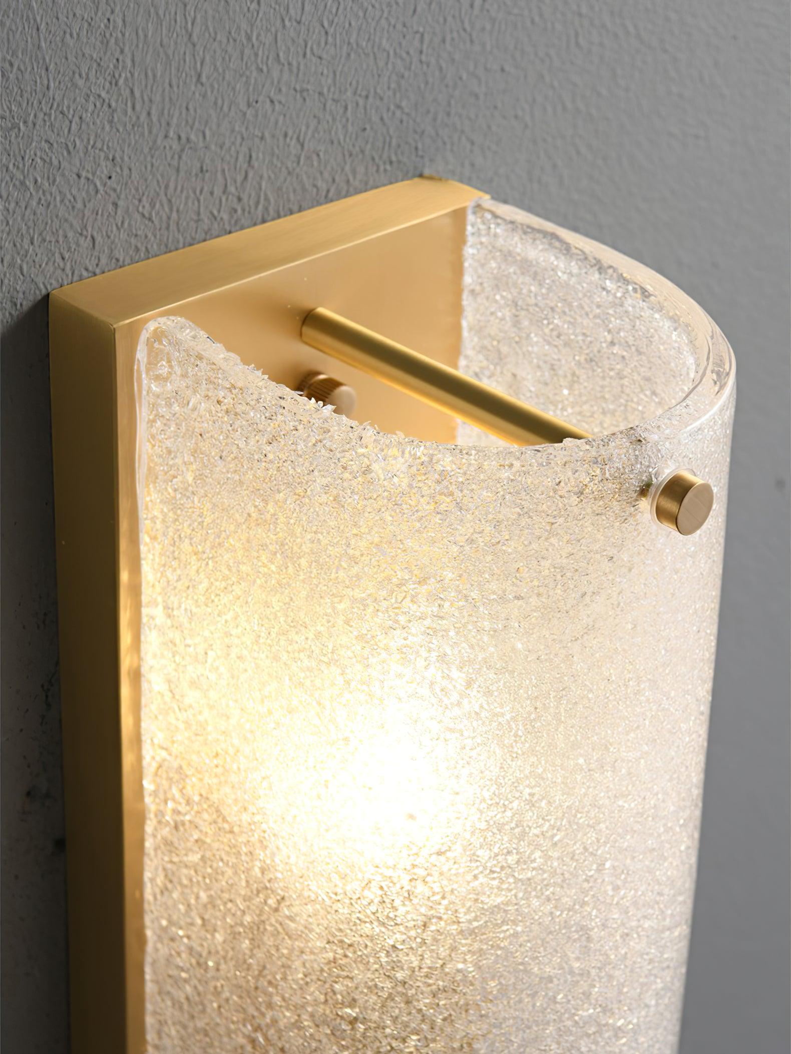 Modern Rounded Opaque Glass Wall Sconce with Antique Brass Finish Interior Lighting