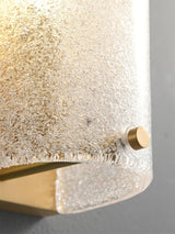 Modern Rounded Opaque Glass Wall Sconce with Antique Brass Finish Interior Lighting