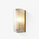 Modern Rounded Opaque Glass Wall Sconce with Antique Brass Finish Interior Lighting