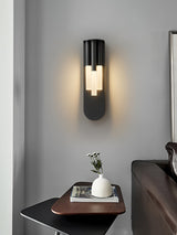Modern Rousseau LED Wall Lamp Minimalist Indoor Sconce for Hallway and Living Room Gold Black Finish
