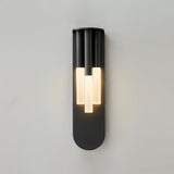 Modern Rousseau LED Wall Lamp Minimalist Indoor Sconce for Hallway and Living Room Gold Black Finish
