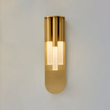 Modern Rousseau LED Wall Lamp Minimalist Indoor Sconce for Hallway and Living Room Gold Black Finish