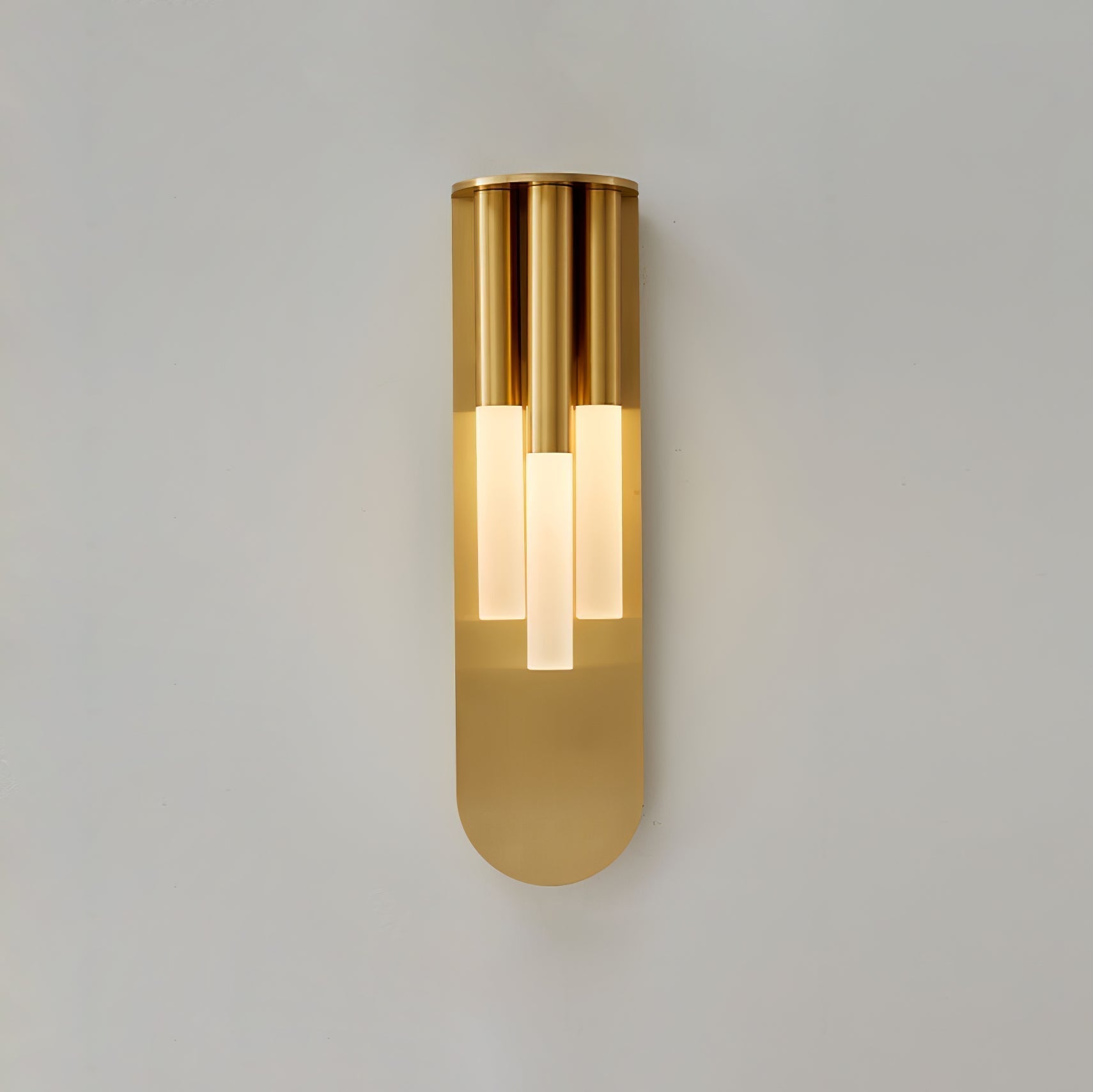 Modern Rousseau LED Wall Lamp Minimalist Indoor Sconce for Hallway and Living Room Gold Black Finish