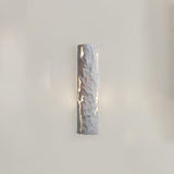 Modern Rustic Bark Textured LED Wall Sconce Resin Interior Bracket Light