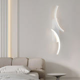 Modern S Shaped LED Wall Sconce Creative Three Color Dimmable Minimalist Wall Light
