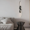Modern S Shaped LED Wall Sconce Creative Three Color Dimmable Minimalist Wall Light