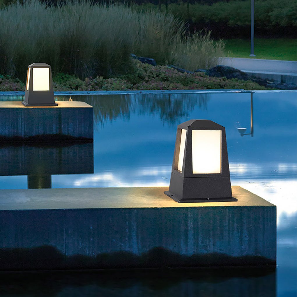 Modern Sand Gray Outdoor LED Landscape Light for Garden Villa Courtyard Path
