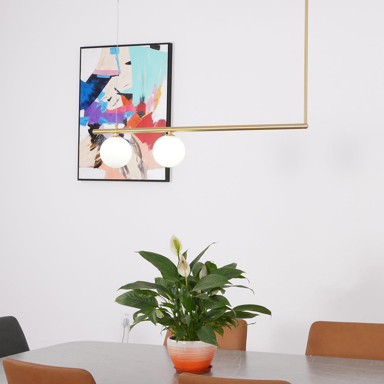 Modern Satellite Geometric Pendant Light Minimalist Multi Head Ceiling Hanging Chandelier