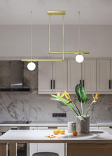 Modern Satellite Geometric Pendant Light Minimalist Multi Head Ceiling Hanging Chandelier