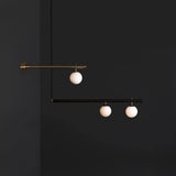 Modern Satellite Geometric Pendant Light Minimalist Multi Head Ceiling Hanging Chandelier