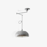 Modern Saturno Chrome Adjustable Pendant Lamp Polished Ceiling Lighting Fixture