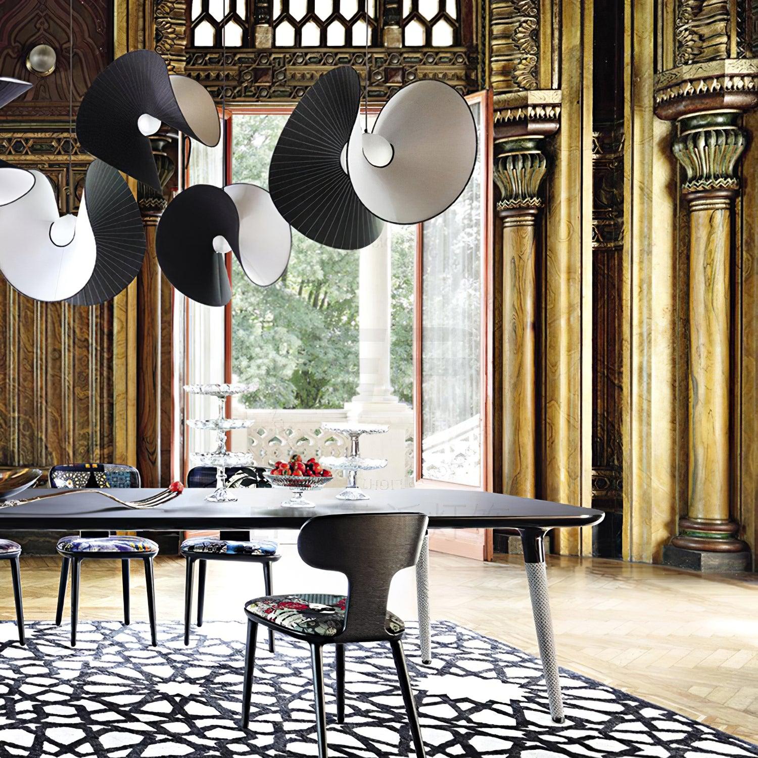 Modern Scandinavian Shell LED Pendant Light for Dining and Kitchen Island