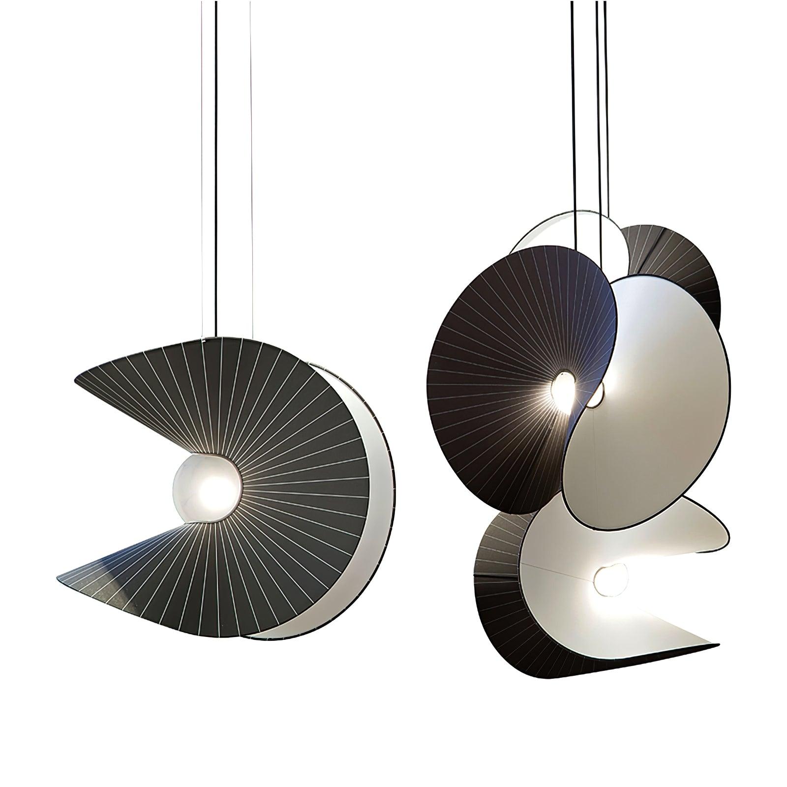 Modern Scandinavian Shell LED Pendant Light for Dining and Kitchen Island