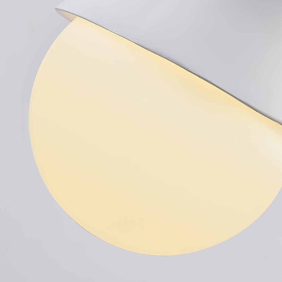 Modern Sculpted Resin and Glass Globe Pendant Lamp Contemporary Droplight Fixture