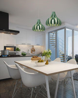 Modern Sculptural Coral Resin Pendant Light with Adjustable Cable for Home Decor