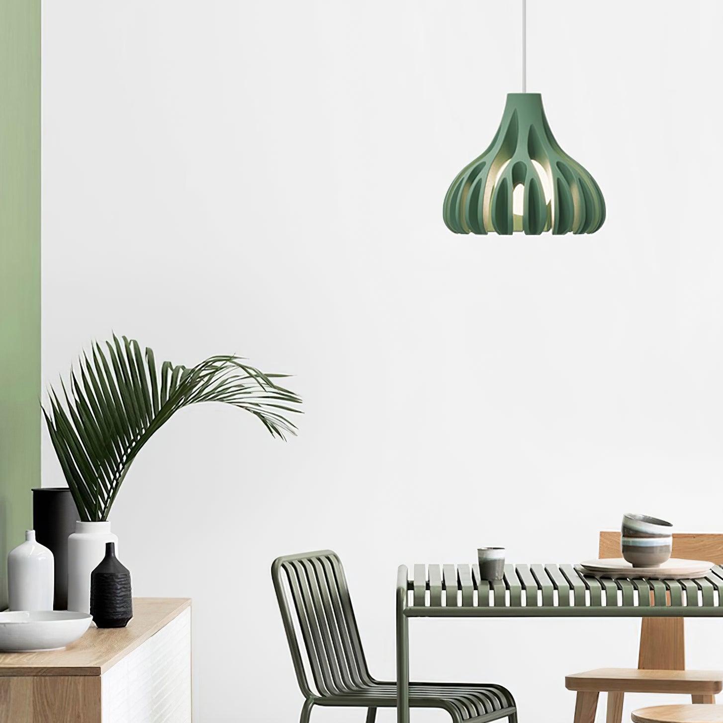 Modern Sculptural Coral Resin Pendant Light with Adjustable Cable for Home Decor