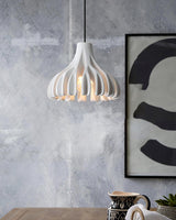 Modern Sculptural Coral Resin Pendant Light with Adjustable Cable for Home Decor