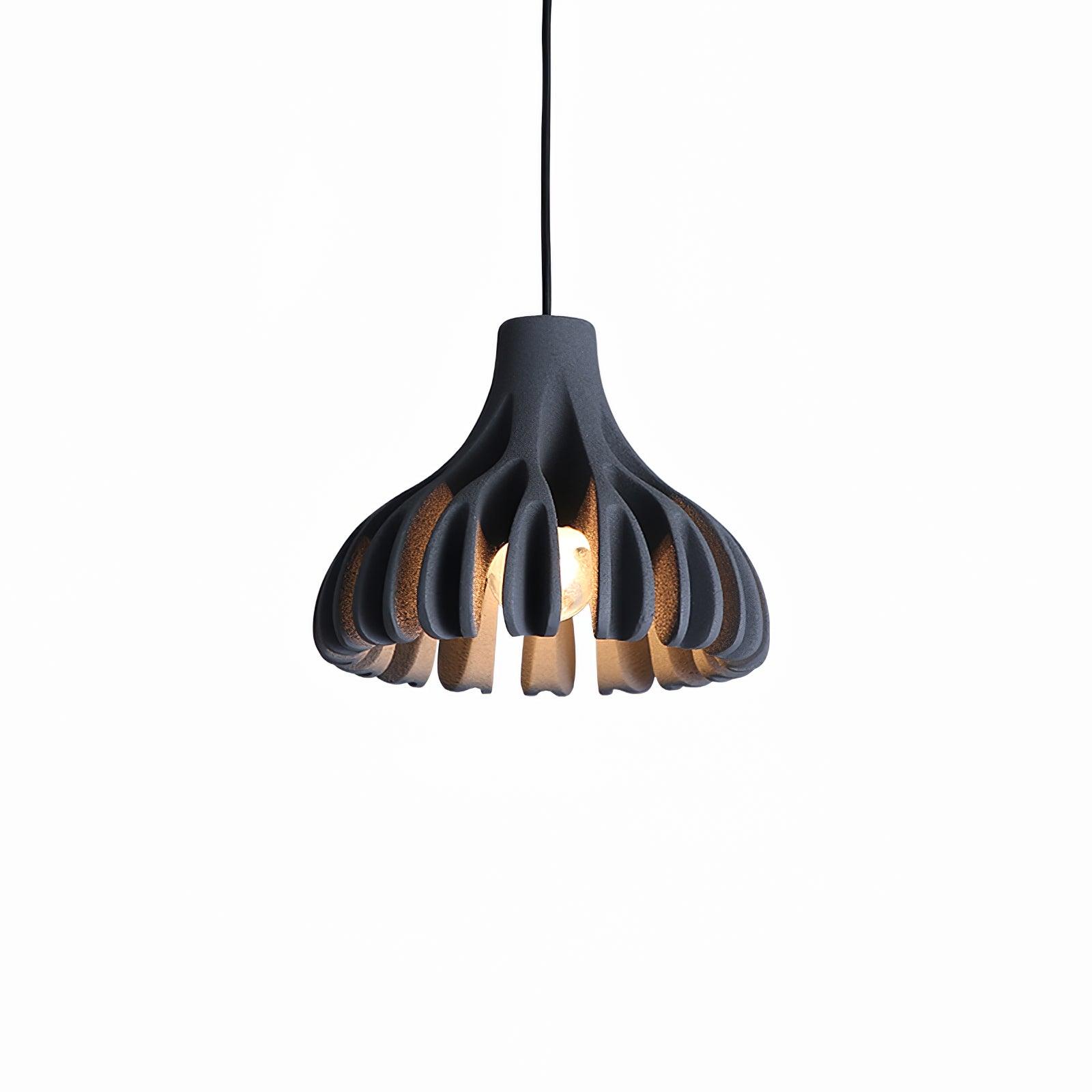 Modern Sculptural Coral Resin Pendant Light with Adjustable Cable for Home Decor