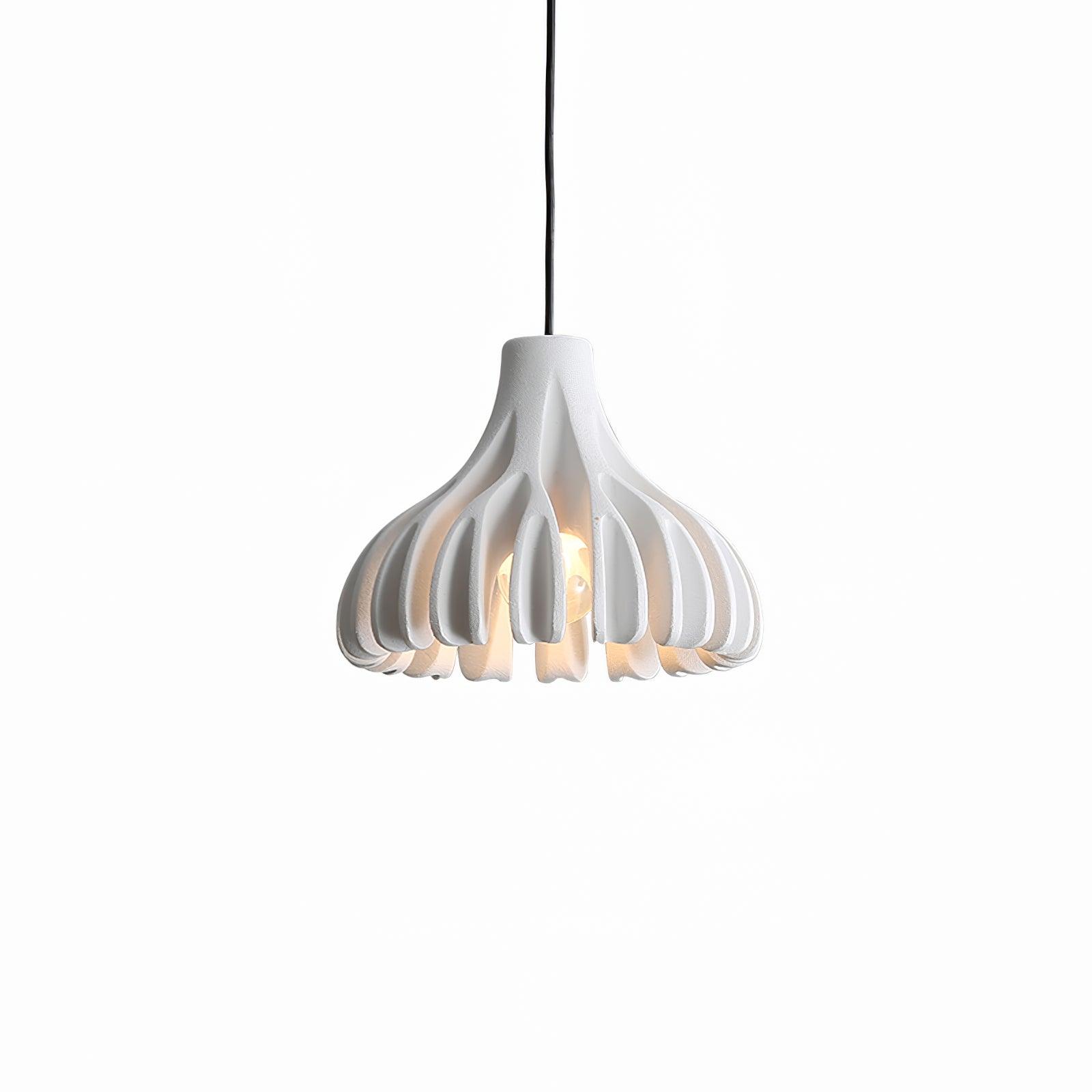 Modern Sculptural Coral Resin Pendant Light with Adjustable Cable for Home Decor