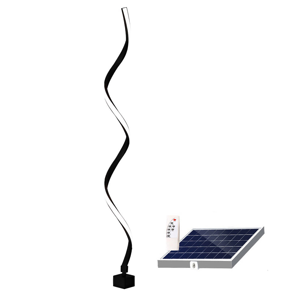 Modern Seaweed Design Outdoor LED Solar Lawn Light Waterproof Pathway Lighting for Garden