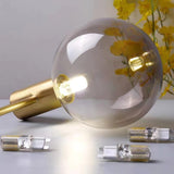 Modern Selva Glass Globe Chandelier Gold Finish Pendant Light for Living Room