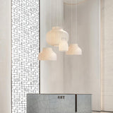 Modern Serica Silk Collection Pendant Light Minimalist Fabric Ceiling Hanging Lamp