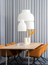 Modern Serica Silk Collection Pendant Light Minimalist Fabric Ceiling Hanging Lamp