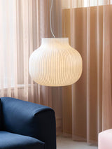 Modern Serica Silk Collection Pendant Light Minimalist Fabric Ceiling Hanging Lamp