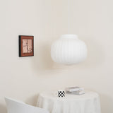 Modern Serica Silk Collection Pendant Light Minimalist Fabric Ceiling Hanging Lamp