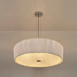 Modern Shard Disc Chandelier Ceramic and Acrylic Integrated Ceiling Light for Luxury Living Spaces