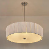 Modern Shard Disc Chandelier Ceramic and Acrylic Integrated Ceiling Light for Luxury Living Spaces