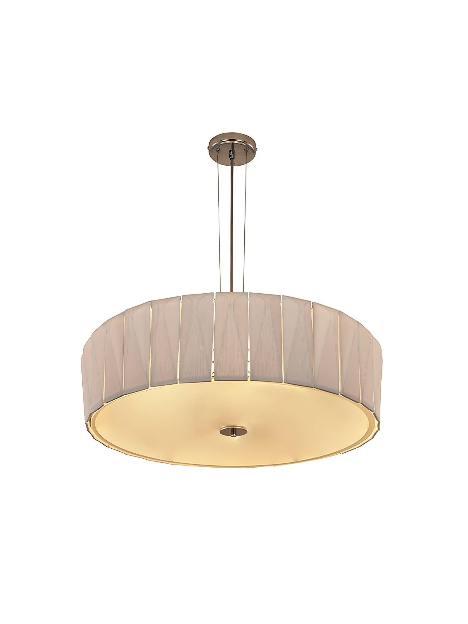 Modern Shard Disc Chandelier Ceramic and Acrylic Integrated Ceiling Light for Luxury Living Spaces