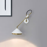 Modern Shear Wall Mounted Sconce Hardwired Focused Task Light for Bedside and Interior Decor