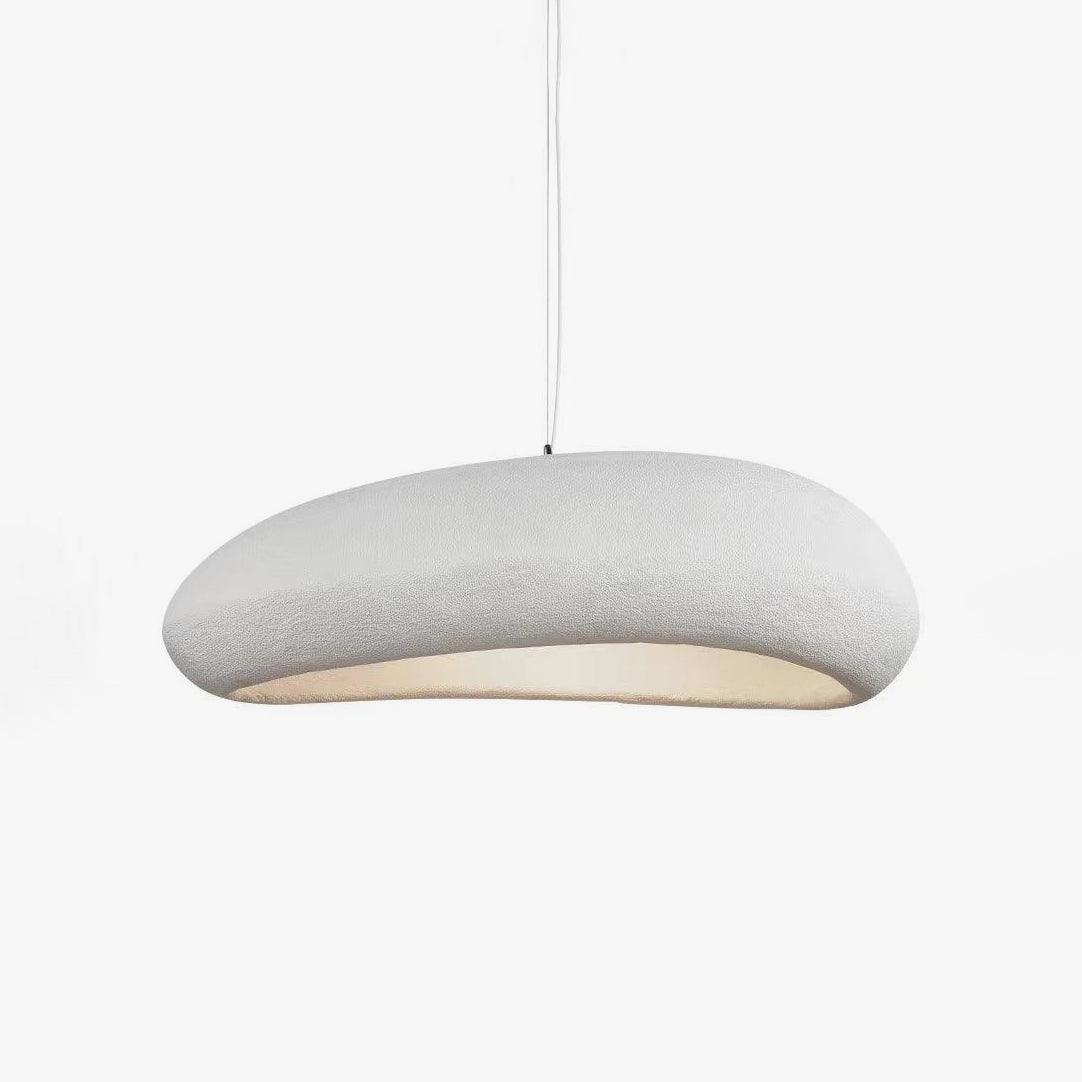 Modern Shinto Cloud Pendant Light White Sculptural Floating Hanging Ceiling Lamp