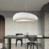 Modern Shinto Cloud Pendant Light White Sculptural Floating Hanging Ceiling Lamp