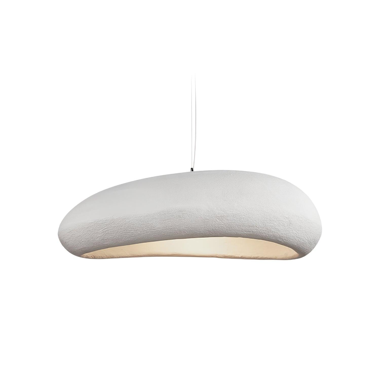Modern Shinto Cloud Pendant Light White Sculptural Floating Hanging Ceiling Lamp
