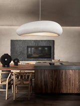 Modern Shinto Cloud Pendant Light White Sculptural Floating Hanging Ceiling Lamp