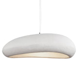 Modern Shinto Cloud Pendant Light White Sculptural Floating Hanging Ceiling Lamp