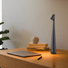 Modern Slim Conical LED Accent Table Lamp Cordless Dimmable Metal Desk Light for Living Room