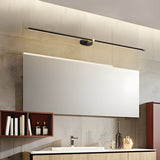 Modern Slim Linear LED Wall Sconce for Bathroom Vanity and Interior Spaces
