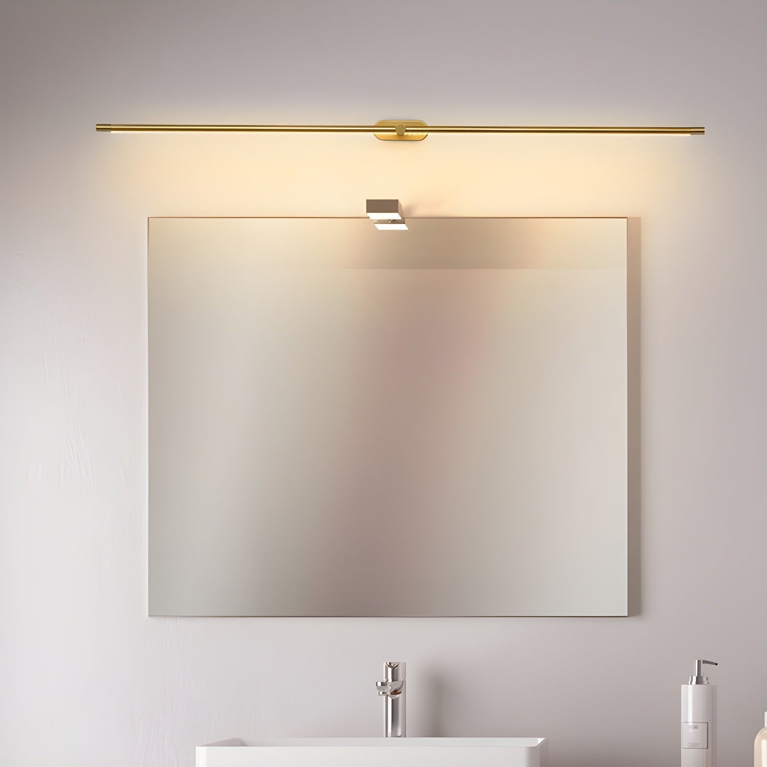 Modern Slim Linear LED Wall Sconce for Bathroom Vanity and Interior Spaces