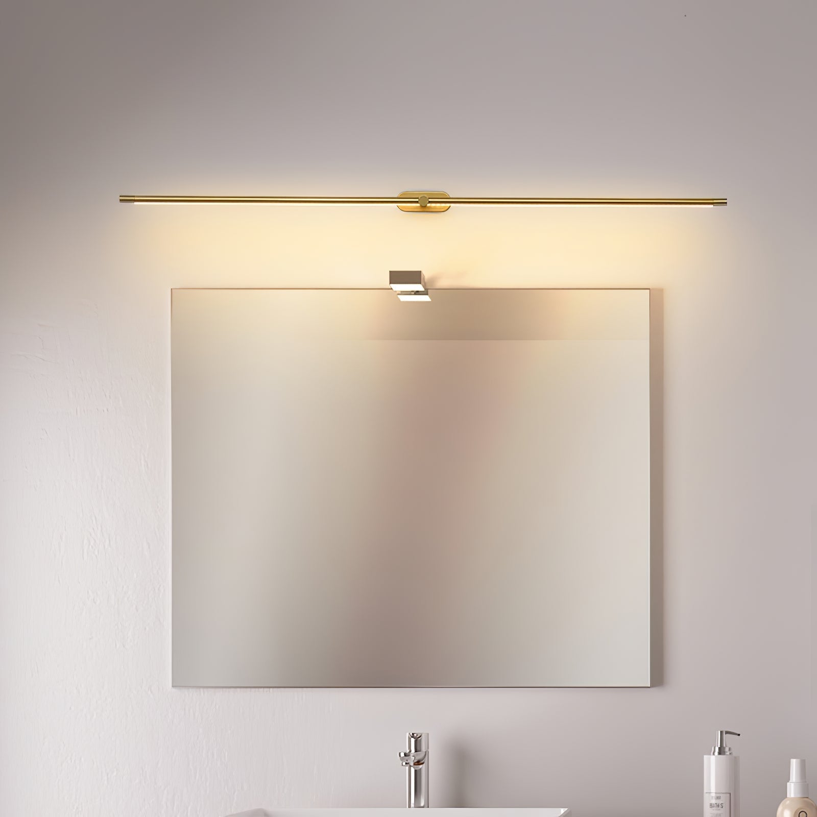 Modern Slim Linear LED Wall Sconce for Bathroom Vanity and Interior Spaces