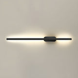Modern Slim Linear LED Wall Sconce Minimalist Long Bracket Light for Hallway and Bedroom