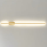 Modern Slim Linear LED Wall Sconce Minimalist Long Bracket Light for Hallway and Bedroom