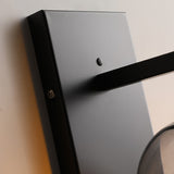 Modern Smoke Grey Amber Glass Tubular Wall Sconce Indoor Lighting Fixture