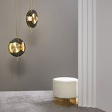 Modern Smoke Grey Glass Pendulum Pendant Light for Elegant Interior Lighting