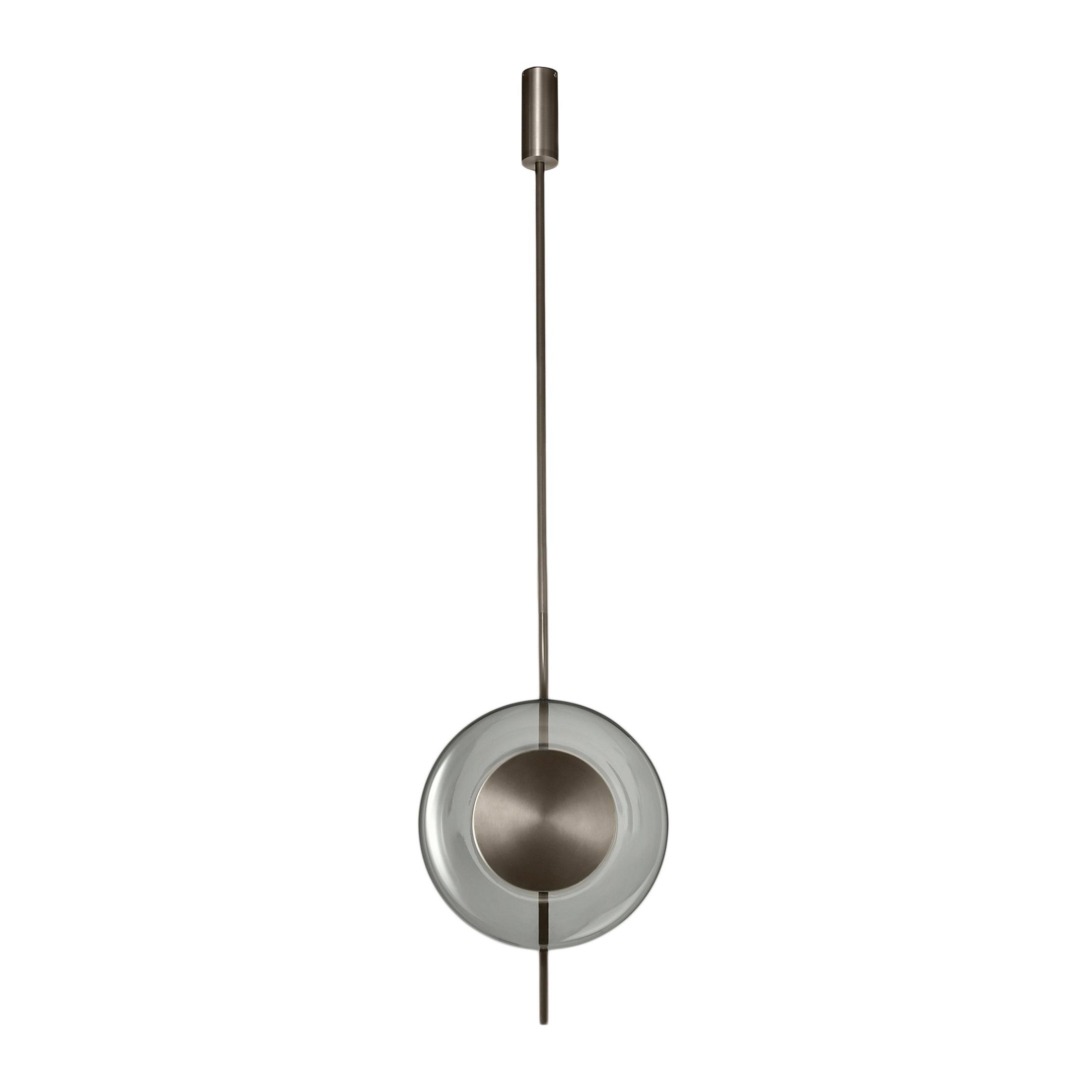 Modern Smoke Grey Glass Pendulum Pendant Light for Elegant Interior Lighting