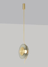 Modern Smoke Grey Glass Pendulum Pendant Light for Elegant Interior Lighting
